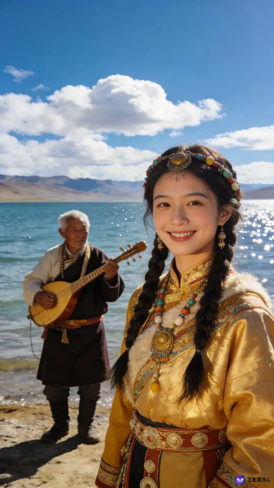 可直接使用的藏族唱歌素材图 1